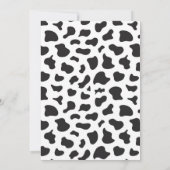 Western Rodeo Cowboy First Rodeo 1st Birthday Einladung (Rückseite)