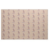 Western-Rodeo-Cowboy-Kalb-Roping Druck Stoff (Fat Quarter (45,7 x 55,9 cm))