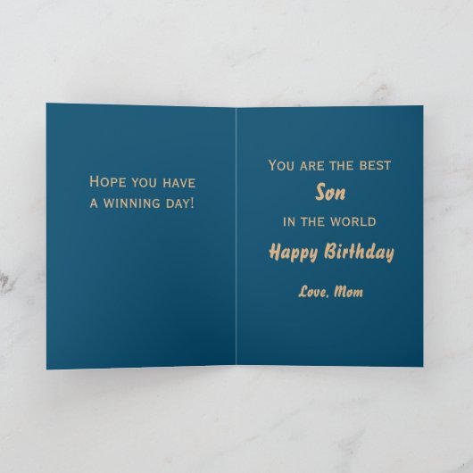 Western Rodeo Cowboy Mutton Busting Custom Karte (Innenseite)