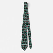 Western Rodeo Cowboy Roping Necktie Krawatte (Vorderseite)