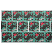 Western-Rodeo-Cowboy-Stier-ReitImitat-Leder Stoff (Fat Quarter (45,7 x 55,9 cm))