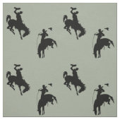 Western-Rodeo-Cowboy-sträubender Stoff (Muster)