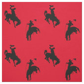 Western-Rodeo-Cowboy-sträubender Stoff (Muster)