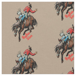 Western-Rodeo-Cowboyungesattelter Stoff