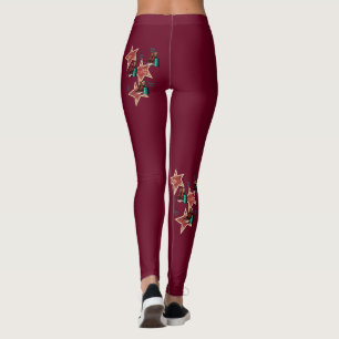 Western-Rodeo-Cowgirl-Fass-Laufen Leggings