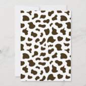 Western Rodeo Cowgirl First Rodeo 1st Birthday Einladung (Rückseite)