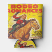 Western Rodeo Cowgirl Roping Rodeo Romance Dosenkühler (Vorderseite)