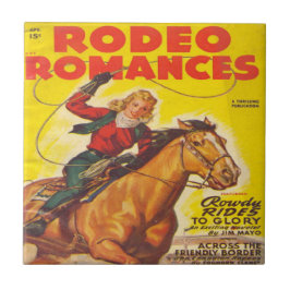 Western Rodeo Cowgirl Roping Rodeo Romance Fliese
