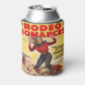 Western Rodeo Cowgirl Tying Calf Rodeo Romance Ca Dosenkühler (Kanne Rückseite)