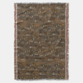 Western Rodeo Design Brown Decke (Vorderseite Vertikal)