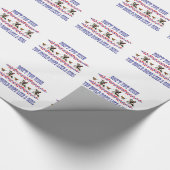 Western-Rodeo-Geschenk-Verpackungs-Papier-Cowgirl Geschenkpapier (Ecke)