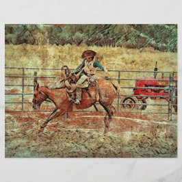 Western Rodeo Land Reiten Textur