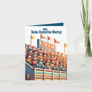 Western Rodeo Maßgeschneidert Einladung