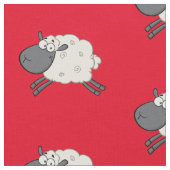 Western Rodeo Mutton Bustin Sheep Print Stoff (Nahaufnahme)