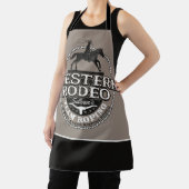 Western Rodeo Old West Steer Roping Personalisiert Schürze (InSitu)