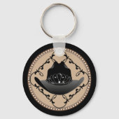 Western Rodeo Queen Cowgirl Schlüsselanhänger (Vorderseite)