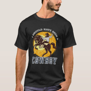 Western Rodeo Reiten Lover ich hätte ein Co T-Shirt