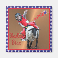 Western Rodeo Star Mutton Busting Kid
