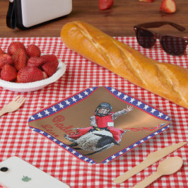Western Rodeo Star Mutton Busting Kid Pappteller
