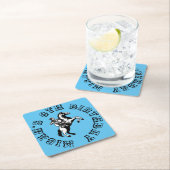 Western Rodeo Süd Ranch Cowboy on Horse Rechteckiger Pappuntersetzer (Vor Ort)