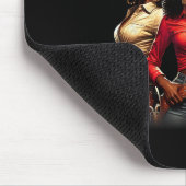 Western Rodeo Texas Schwarze Geschichte Schwarze C Mousepad (Ecke)