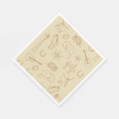Western Rodeo Themenwoche Party 1. Rodeo Geburtsta Serviette (Ecke)