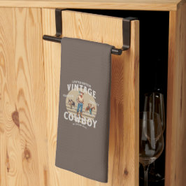 Western Rodeo Vintag Cowboy Geschirrtuch