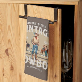 Western Rodeo Vintag Cowboy Geschirrtuch