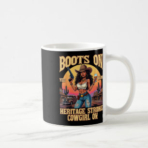 Western Rodeo Yehaw Cowgirl über die Organisation Kaffeetasse