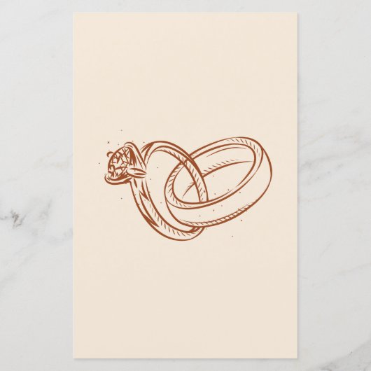 Western Romance Bridge oder Groom Duwer Game (Rückseite)