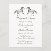 Western Rossbraun Probe Abendessen Postkarte (Vorderseite)