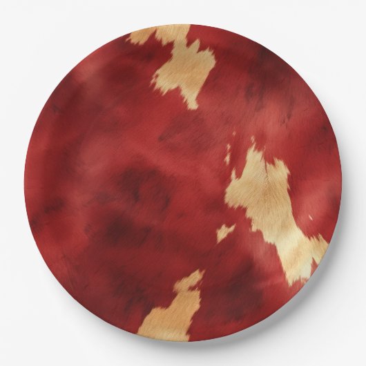 Western Rotkrebse Pappteller (Vorderseite)