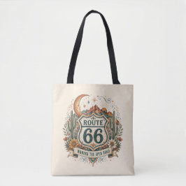 Western Route 66 Saguaro Sonnenuntergang Carryall Tasche
