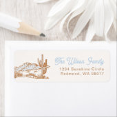 Western Rücksendeadressen-Aufkleber (Insitu)