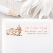 Western Rücksendeadressen-Aufkleber (Insitu)