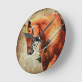 Western Runde Wanduhr (Winkel)