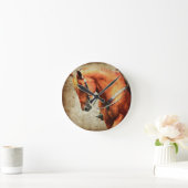 Western Runde Wanduhr (Zuhause)