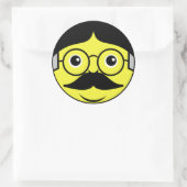 Western Runder Aufkleber (Tasche)