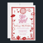 Western Rustic 30., 40. Cowgirl Geburtstag Einladung<br><div class="desc">Cowgirl Boot Western Einladung. Rustikale 30. Western Cowgirl Geburtstag. Satteln,  Stiefel anziehen,  rustikaler schick Geburtstag,  rustikaler Cowgirl Geburtstag. Western Rustic 30.,  40. Cowgirl Geburtstag. 21.,  30.,  40.,  50. Land Geburtstag.</div>