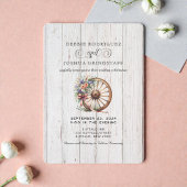 Western Rustic Barn Wedding Invitation  Einladung