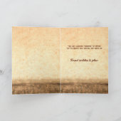 Western Rustic Country Rodeo Save the Date Ankündigung (Innenseite)