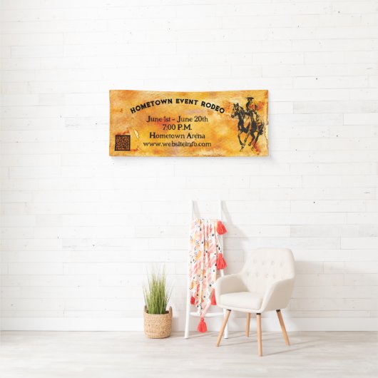 Western Rustic Cowboy Banner (Insitu)