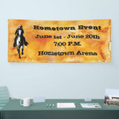 Western Rustic Cowboy Banner (Messe)