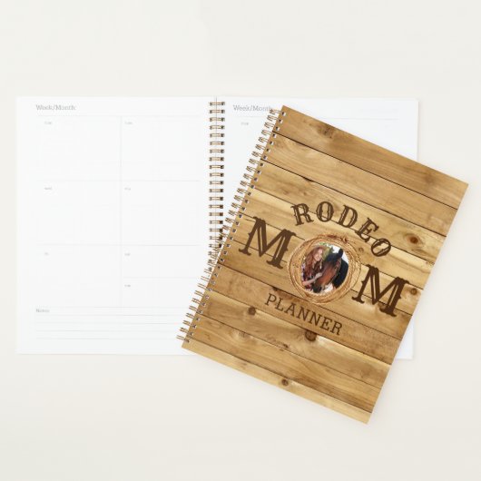Western Rustic Rodeo Mama Foto Planer (Anzeige)