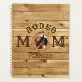 Western Rustic Rodeo Mama Foto Planer (Vorderseite)