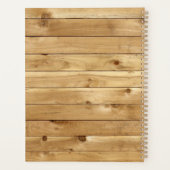 Western Rustic Rodeo Mama Foto Planer (Rückseite)