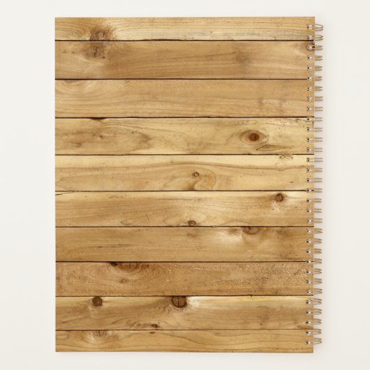 Western Rustic Rodeo Mama Foto Planer (Rückseite)