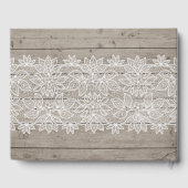 Western Rustic Theme Wedding Gästebuch (Rückseite)