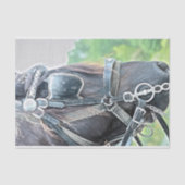 Western Rustikal-Braun-Grüne Decoupage Seidenpapier (Vorderseite)