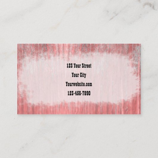 Western Rustikal rosa Bullenduschen Sonnenblumen a Visitenkarte (Rückseite)